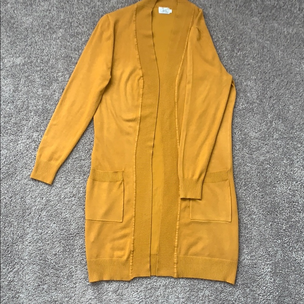 Yellow Duster/Cardigan